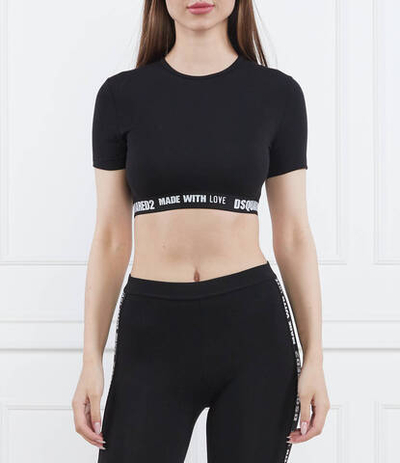 Топ Dsquared2 - черный(D8M244300)