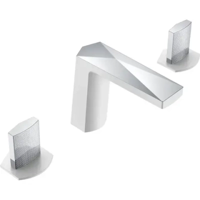 Смеситель для раковины Boheme Venturo 150-WCR-TOUCH белый, хром