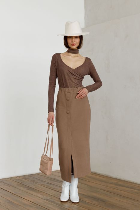 СУМКА ЛИЛА ШОКОЛАДНЫЙ