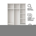 Шкаф-купе Руна трехстворчатый  FP51  240*50*220