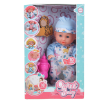 Пупс функциональный с аксесс., коробка ZF108-5