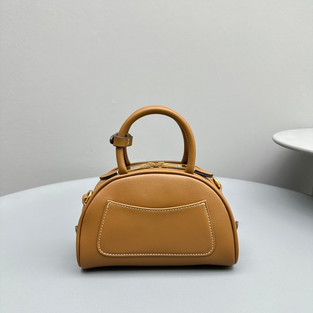 Miu Miu Leather Top Handle Bag 18 cm