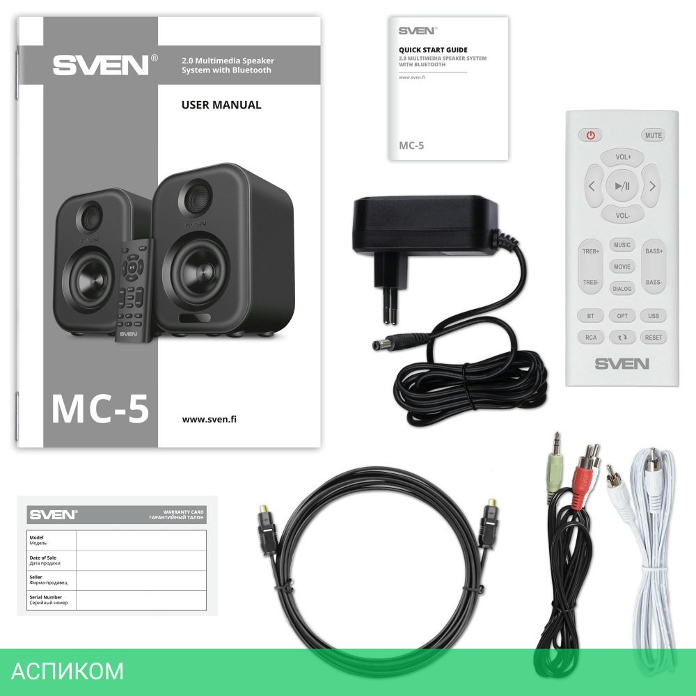 Акустика Sven MC-5 White (SV-022525)
