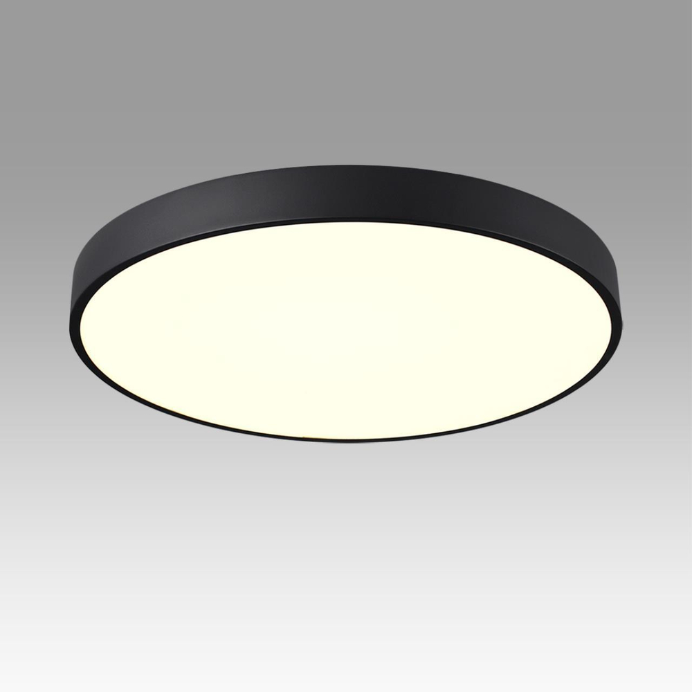 7758/70L MITRA LED SN 098 Светильник металл/акрил/черный LED 60Вт+10Вт(подсветка) 4000K D600 IP20 QUASAR