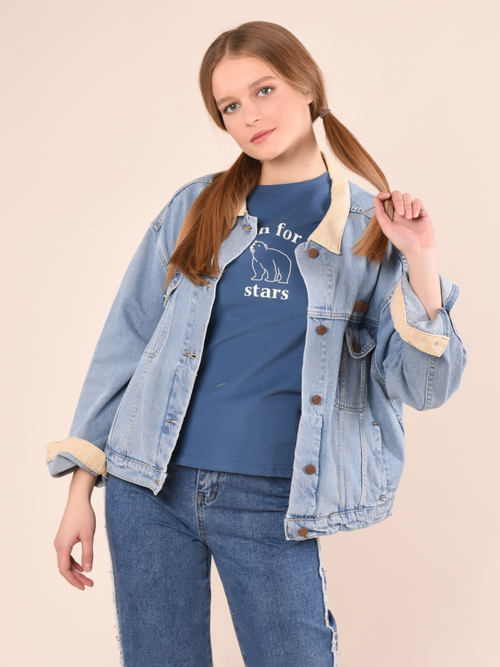 Куртка женская джинсовая