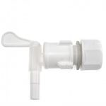 Кран пластиковый 3/4" с насадкой-дрожжеуловителем