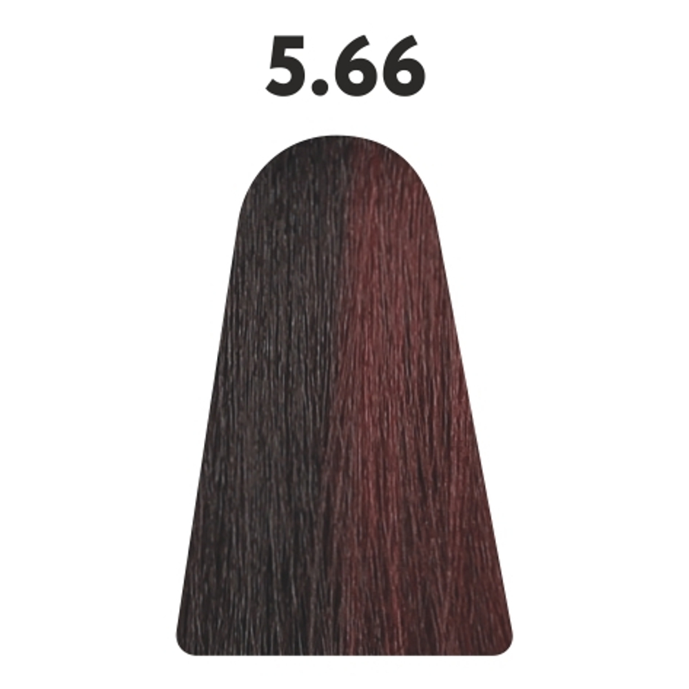 5.66 гель-краска KAARAL Baco Color Glaze светлый коричневый интенсивно-красный - 60 мл.