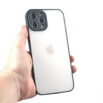 Чехол для iPhone 12 Pro Max, прозрачный, матовый, 0,5 мм, 012507 Синий