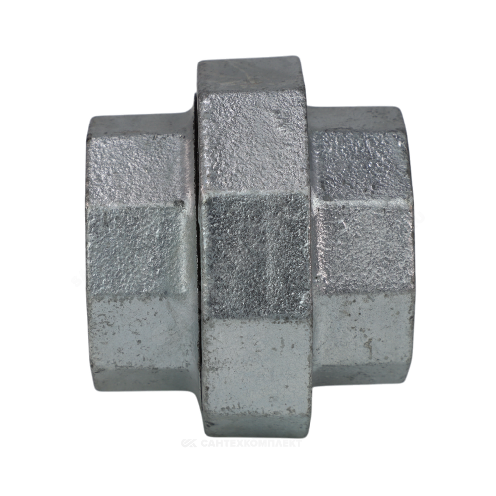 Соединитель прямой американка чугун оц Ду 40 (1 1/2") ВР/ВР Fittex PLUS