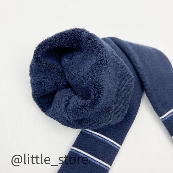 Колготки махровые, Темно-синие