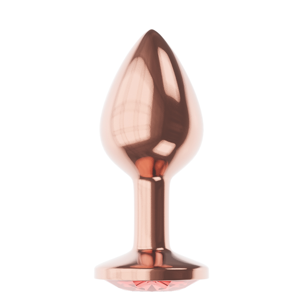 Анальная Пробка Diamond Ruby Shine L Розовое Золото 4024-02lola