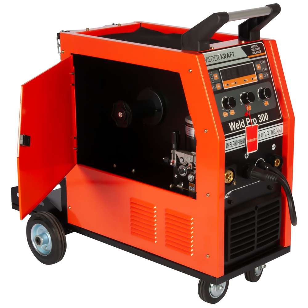 WELD Pro 300 (УЦЕНКА) Сварочный аппарат инверторный 300A, 380В MIG/MAG/MMA/Lift TIG с горелкой 24AK