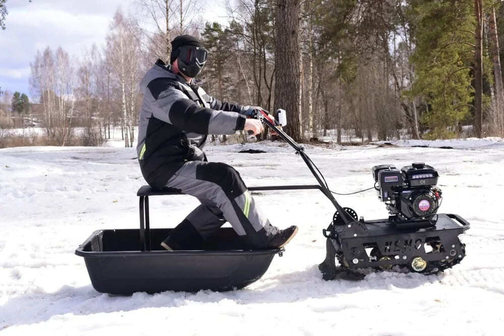 Мотобуксировщик БУРЛАК-М Немо 6.5 л.с.