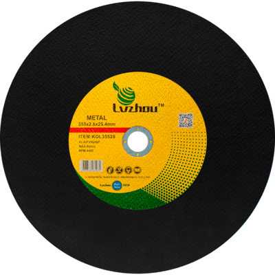 Диск отрезной по металлу и нержавеющей стали LVZHOU 355х2,8х25,4mm, KOL35528