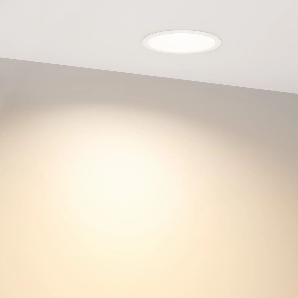 Светильник MS-BREEZE-BUILT-R82-9W Warm3000 (WH, 85 deg, 230V) (Arlight, IP20 Металл, 5 лет) 036616(1)