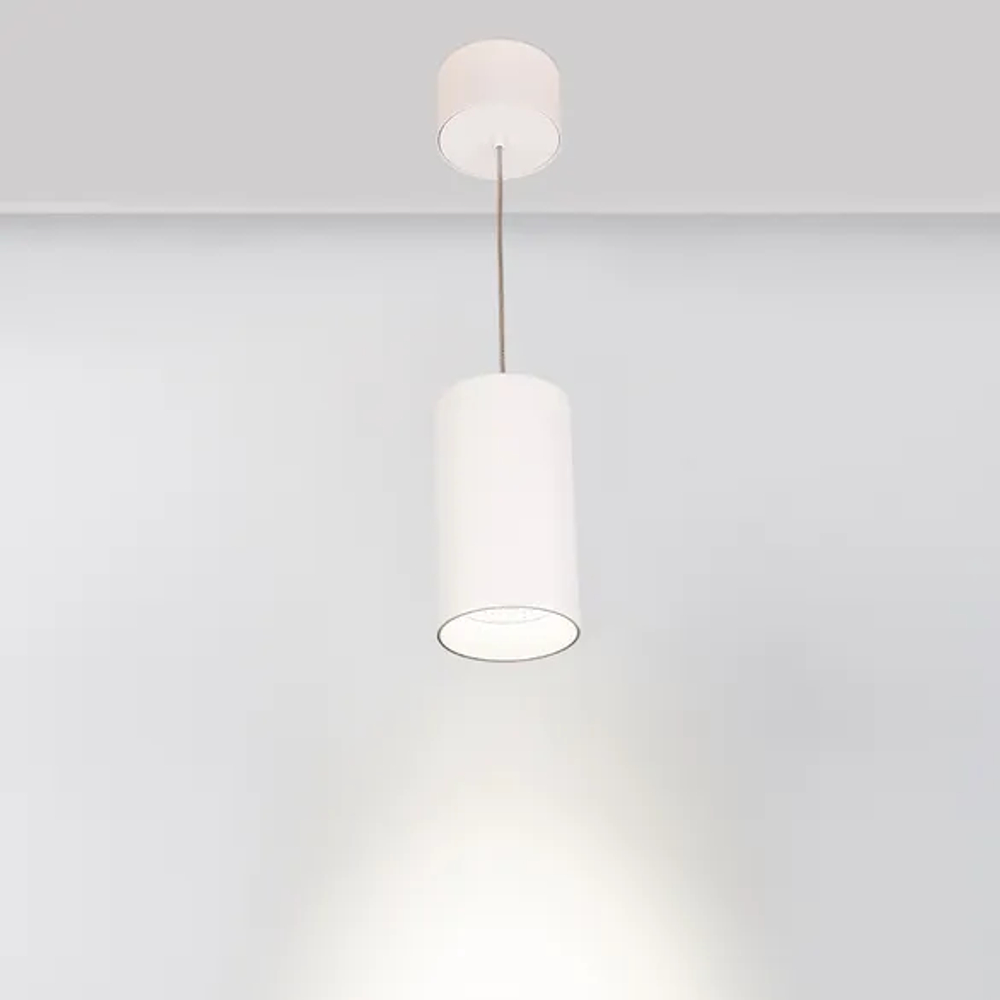 Светильник подвесной SP-POLO-R85-2-15W Day White 40deg (White, White Ring) (Arlight, IP20 Металл, 3 года) 022948