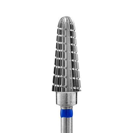 Твердосплавная фреза Тайфун Ирма Конус закругленный, синяя, 6мм