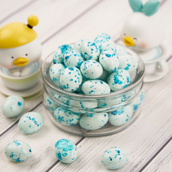 Драже шоколадное с миндалем «Яички голубые крапинки» 0,5 кг