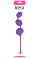 Фиолетовые анальные шарики INYA Orgasmic Balls (Цвет: фиолетовый)