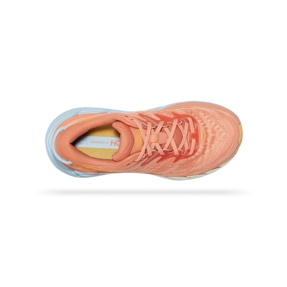 Кроссовки женские HOKA W GAVIOTA 4 WIDE Shell Coral / Peach Parfait