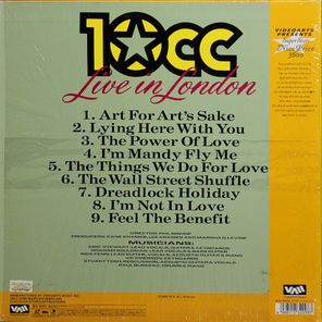 10cc / Live In London (LD)