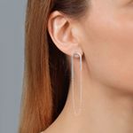 Серьги Catena с цепочкой