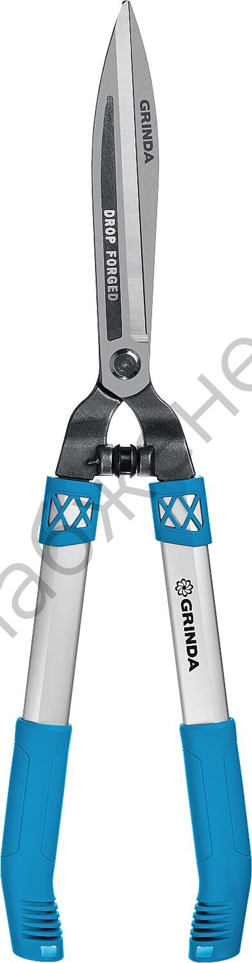 GRINDA FH-630, длина 630 мм, кованые лезвия, антикор. покрытие, алюминиевые рукоятки, накладки РР, кусторез, PROLine (423792)