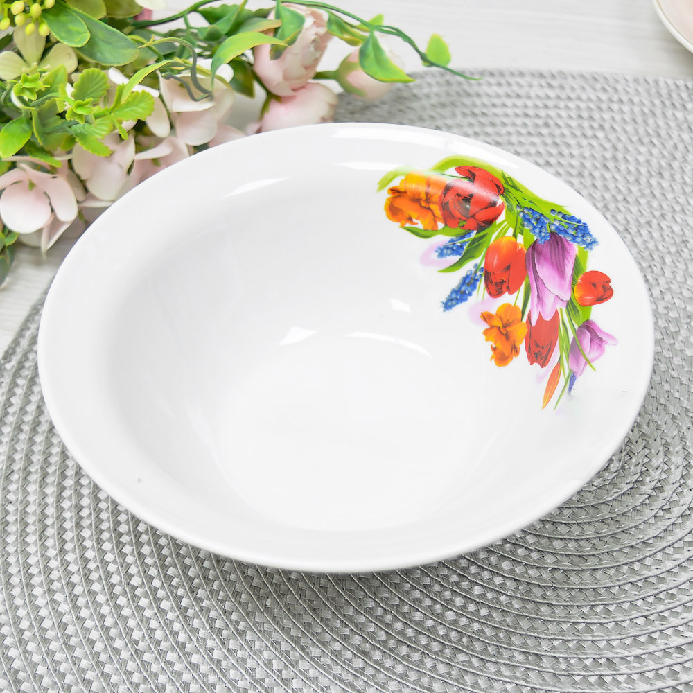 Миска 550мл форма Идиллия Майский букет