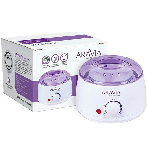 Нагреватель с термостатом (воскоплав) 500мл Aravia Professional