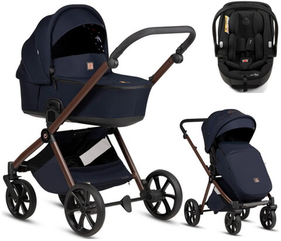 Детская коляска Tutis Mio 3 Plus Limited New 3 в 1 с автокреслом Beno Black 1622015 Midnight Swallow