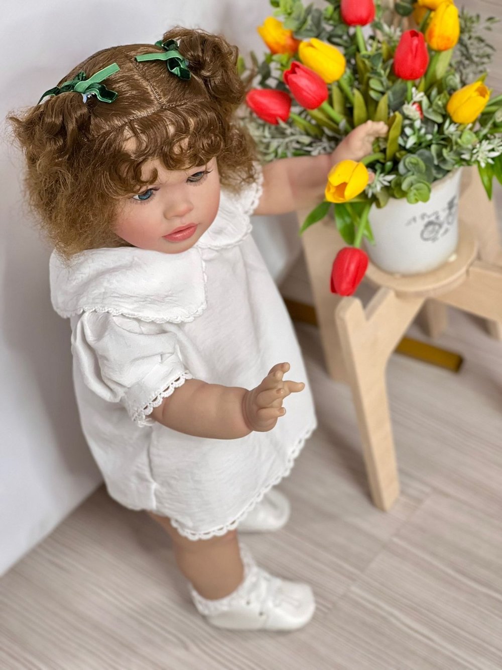 Кукла Реборн мягконабивная 65см в пакете (FA-804)