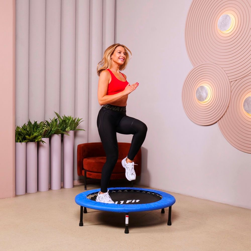 Батут для фитнеса усиленный DFC N1Fit 40&#39;&#39; (102 см)  складной