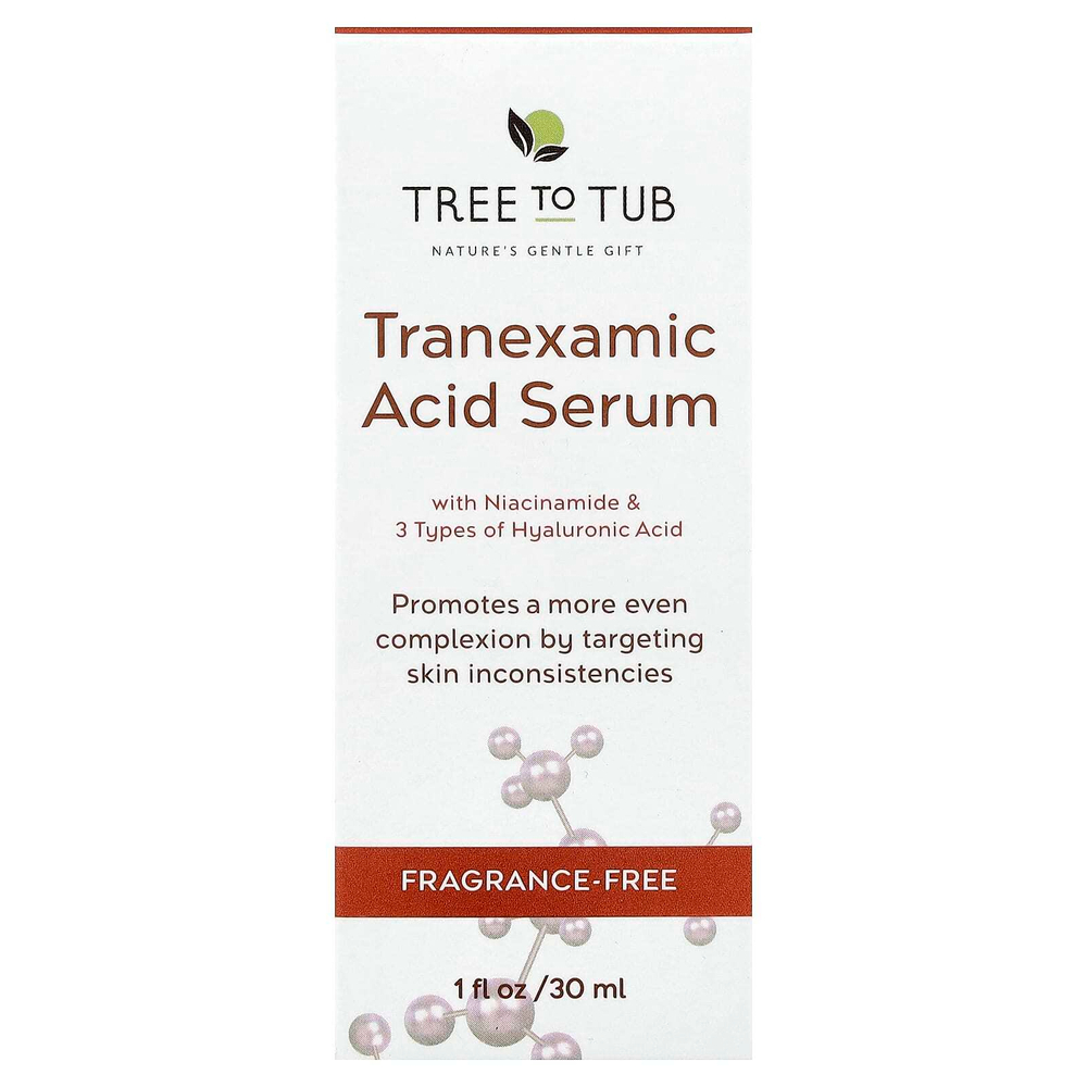 Tree To Tub, Сыворотка с транексамовой кислотой, без отдушек, 30 мл (1 жидк. Унция)