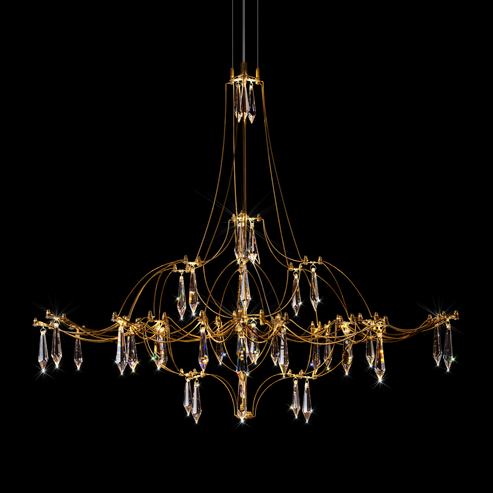 Подвесная светодиодная люстра Loft It Mira 10588/800 Gold Asfour