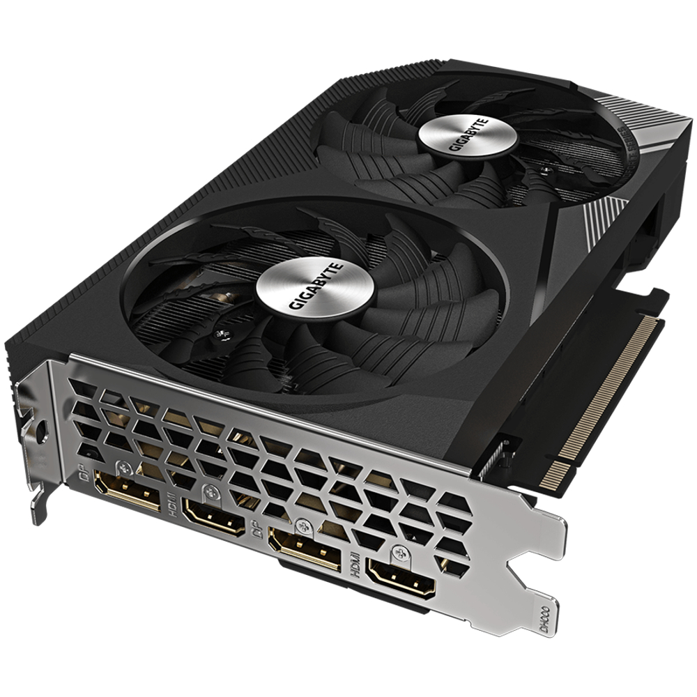 GIGABYTE Video Card NVidia GeForce RTX 3060 WINDFORCE 12G, GDDR6 12GB/192bit, PCI-E 4.0, 7680x4320 550W DisplayPort 1.4a *2 HDMI 2.1 *2