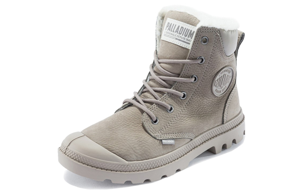Palladium Pampa Sport Cuff S Short Combat Boots Unisex Gray