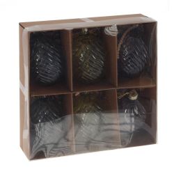 GAEM Набор из 6-ти изделий декоративных подвесных "Яйцо пасхальное" (6*8,5), L20 W20 H6,5 см