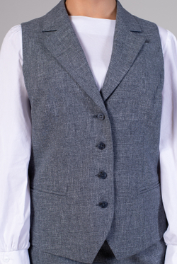 Жилет женский 4072зп, графит #38Гра064072зп