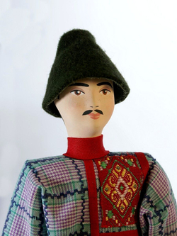 Кукла фарфоровая Удмуртка, Вятская губерния