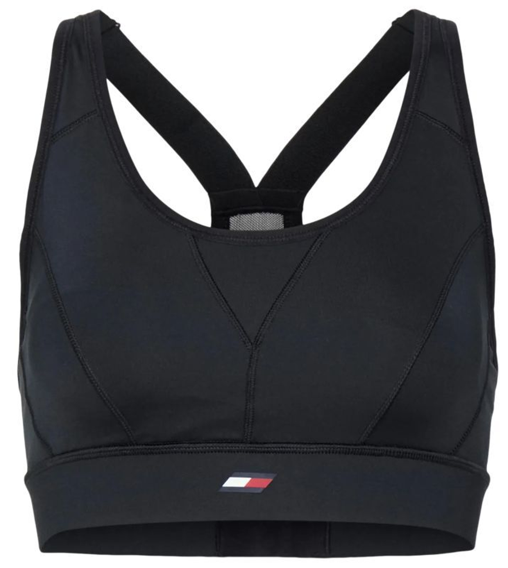 Теннисный бюстгальтер Tommy Hilfiger Essential High Int Bra - black