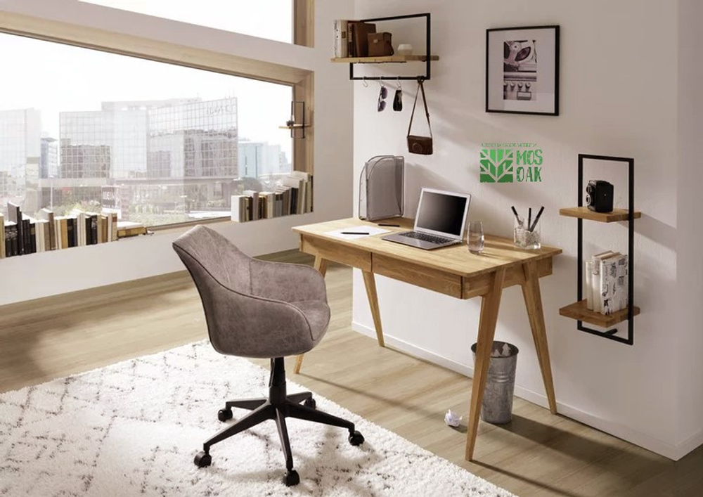 Стол письменный из массива дуба Вуди