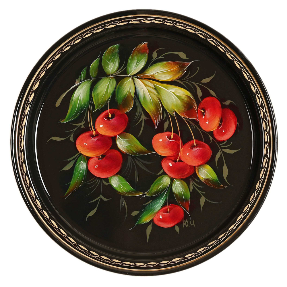 Zhostovo metal tray A5D290925198