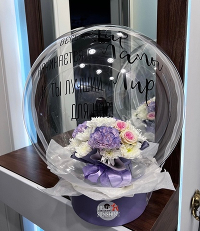 Цветы в шаре №4