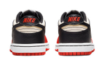 Middle Boy NBA x Nike Dunk Low Lightweight Low Panel Shoes Black and White Red