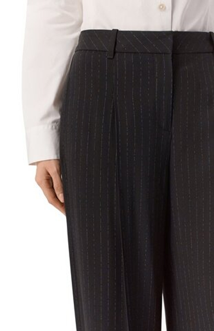 BOSS Брюки с защипами в полоску