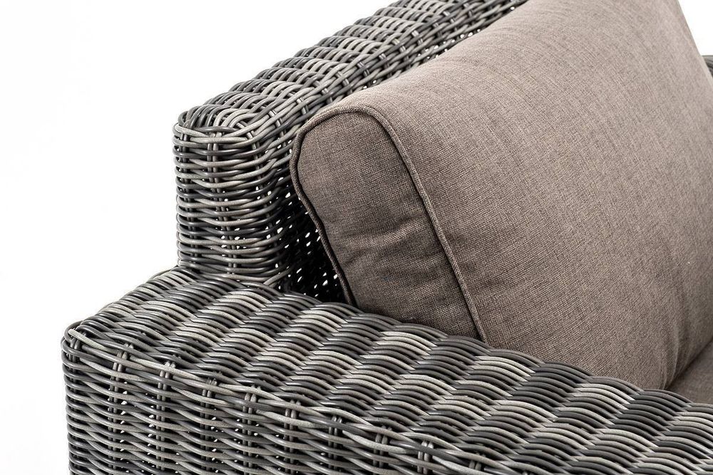 "Боно" лаунж-зона из искусственного ротанга, цвет графит