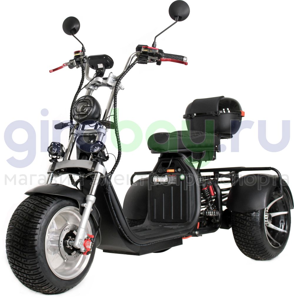 Электроскутер IKINGI X12 PRO TRIKE 3000W - Чёрный фото №1