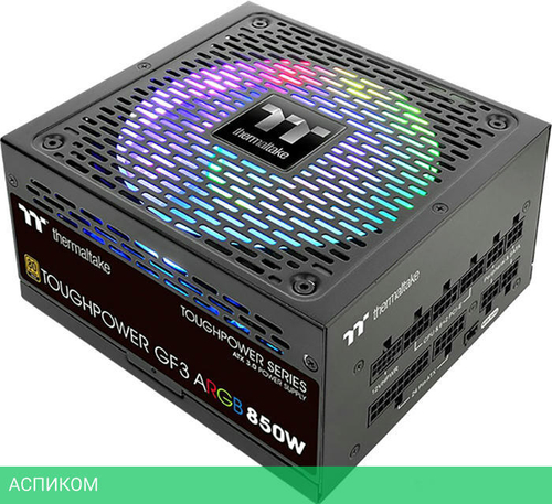 Блок питания Thermaltake Toughpower GF3 ARGB 850W Gold (PS-TPD-0850F4FAGE-1)