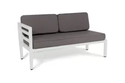 "Глория" модуль диванный правый, каркас из алюминия