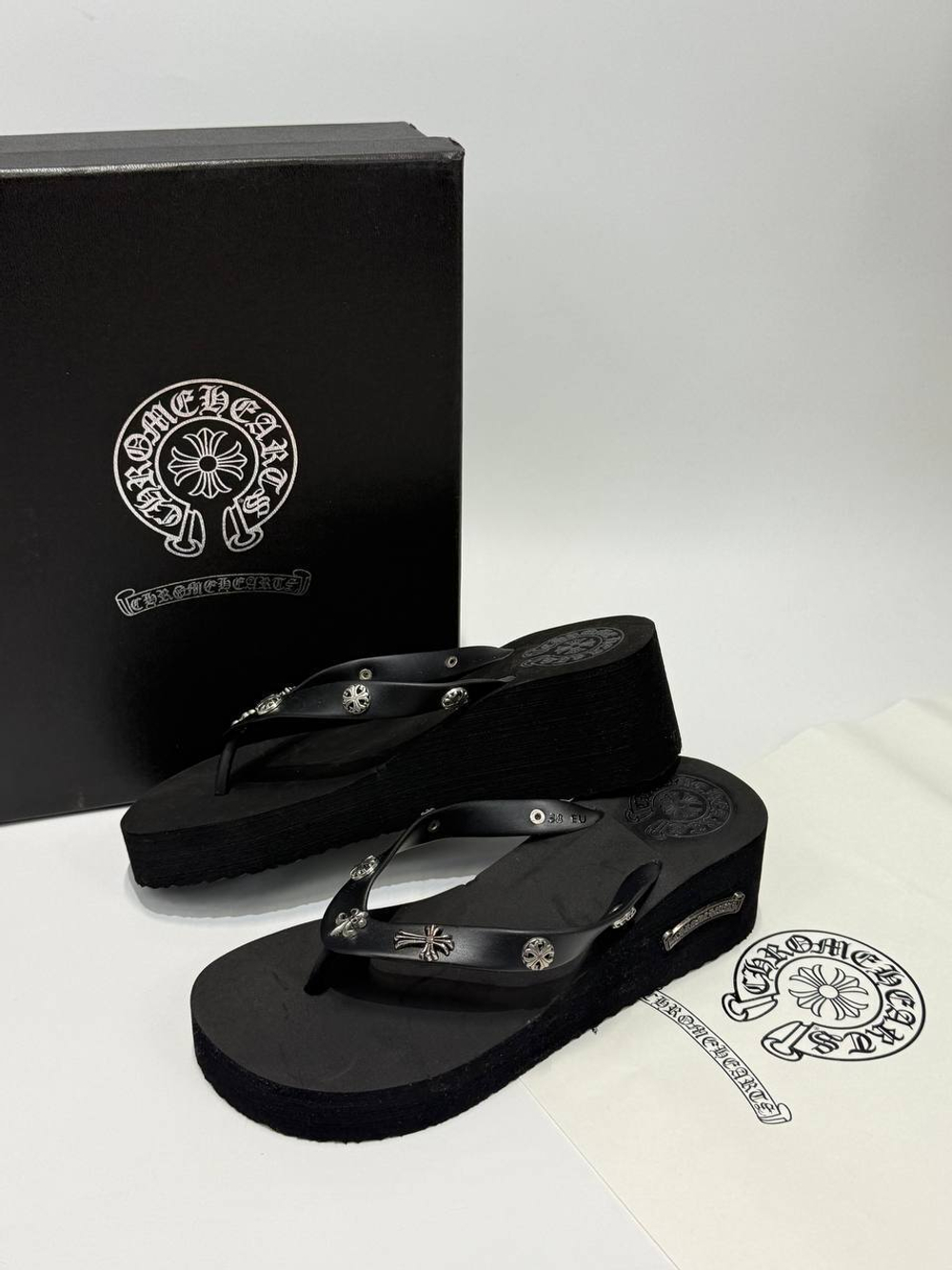 Шлепанцы Chrome Hearts